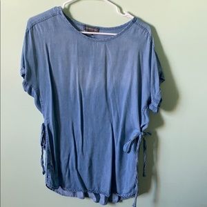 Denim top